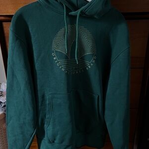 Urban Outfitters Green Adidas Hoodie